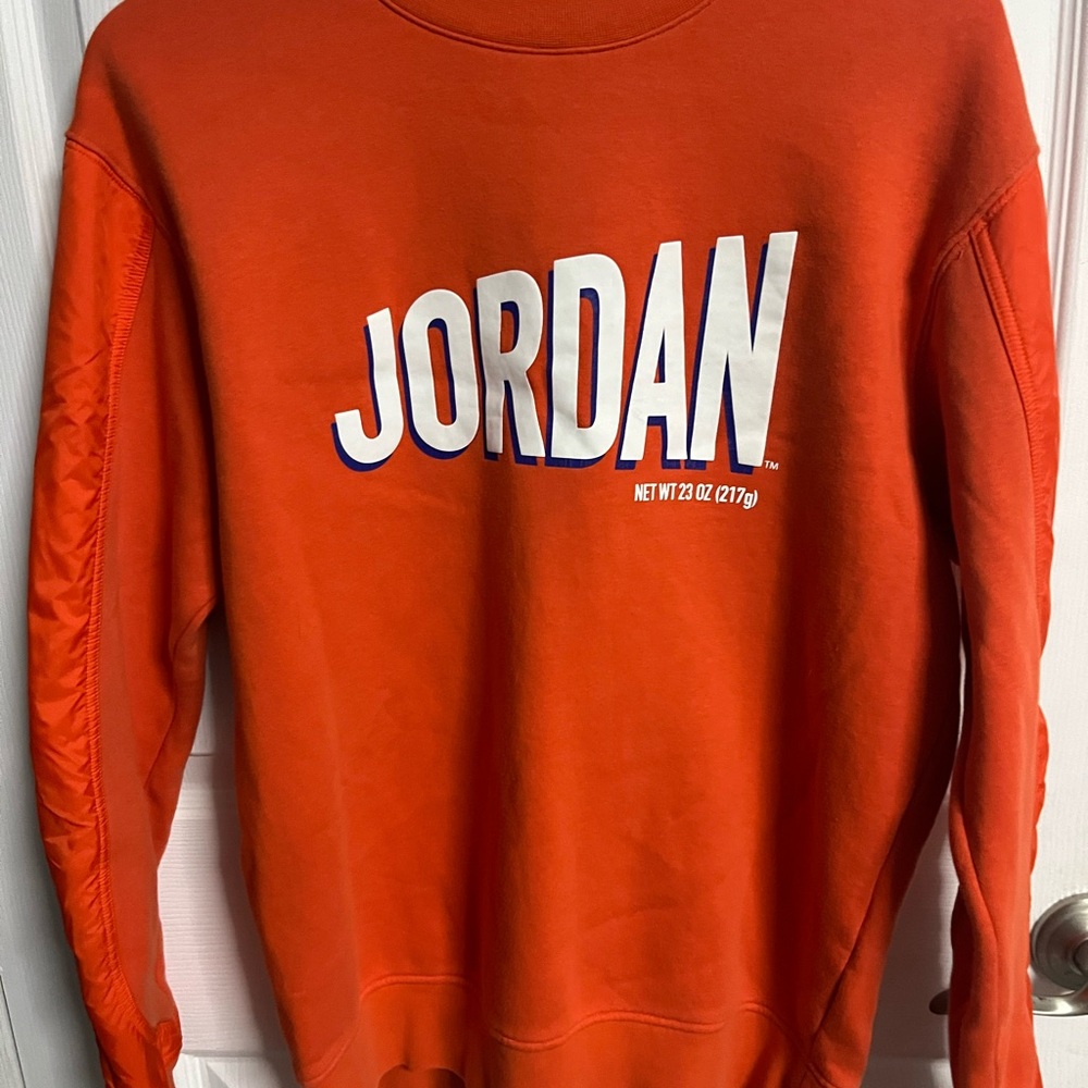 Vintage Jordan sweater men’s size medium orange wheaties long sleeve